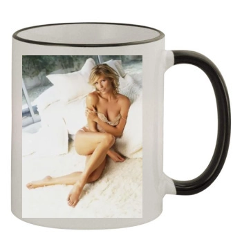 Tricia Helfer 11oz Colored Rim & Handle Mug