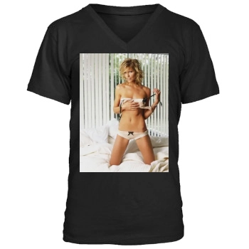 Tricia Helfer Men's V-Neck T-Shirt