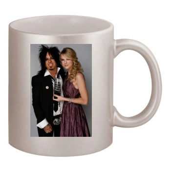 Taylor Swift 11oz Metallic Silver Mug