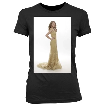 Taylor Swift Women's Junior Cut Crewneck T-Shirt