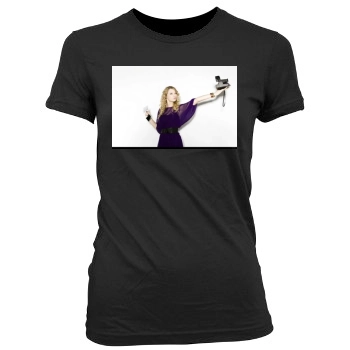 Taylor Swift Women's Junior Cut Crewneck T-Shirt