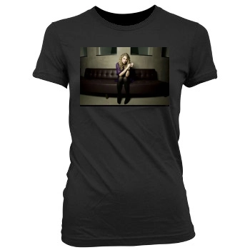 Taylor Swift Women's Junior Cut Crewneck T-Shirt