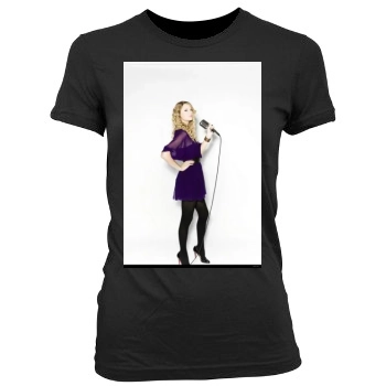 Taylor Swift Women's Junior Cut Crewneck T-Shirt