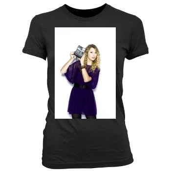 Taylor Swift Women's Junior Cut Crewneck T-Shirt