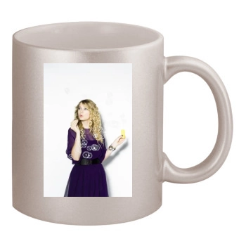 Taylor Swift 11oz Metallic Silver Mug