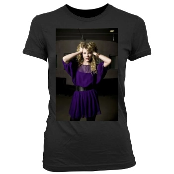 Taylor Swift Women's Junior Cut Crewneck T-Shirt