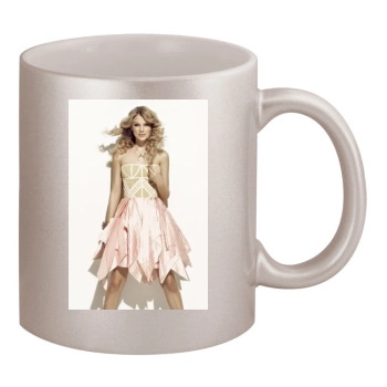 Taylor Swift 11oz Metallic Silver Mug