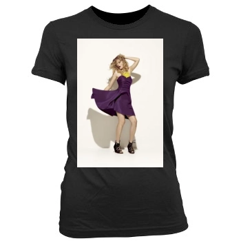 Taylor Swift Women's Junior Cut Crewneck T-Shirt