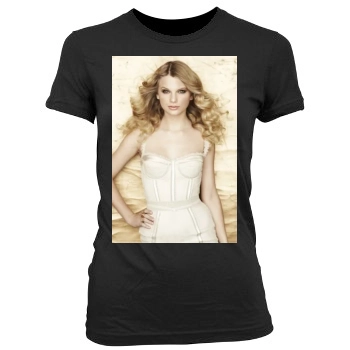 Taylor Swift Women's Junior Cut Crewneck T-Shirt