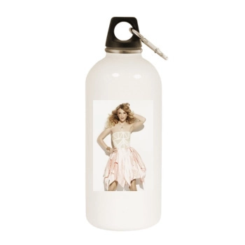 Taylor Swift White Water Bottle With Carabiner