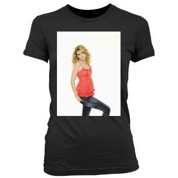 Taylor Swift Women's Junior Cut Crewneck T-Shirt