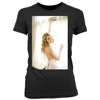 Taylor Swift Women's Junior Cut Crewneck T-Shirt