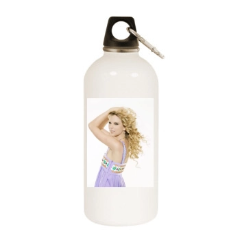 Taylor Swift White Water Bottle With Carabiner