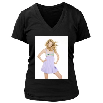 Taylor Swift Women's Deep V-Neck TShirt