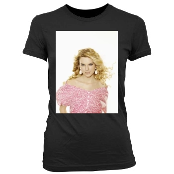 Taylor Swift Women's Junior Cut Crewneck T-Shirt