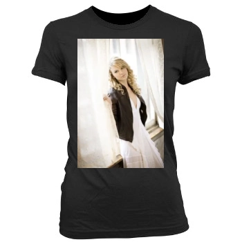 Taylor Swift Women's Junior Cut Crewneck T-Shirt