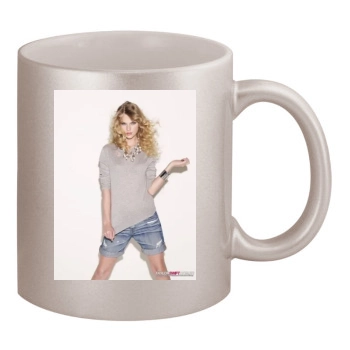 Taylor Swift 11oz Metallic Silver Mug