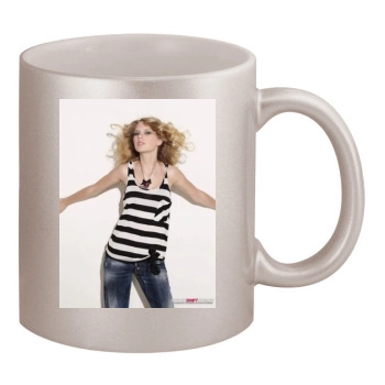 Taylor Swift 11oz Metallic Silver Mug