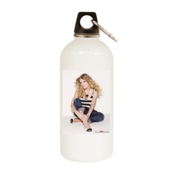 Taylor Swift White Water Bottle With Carabiner