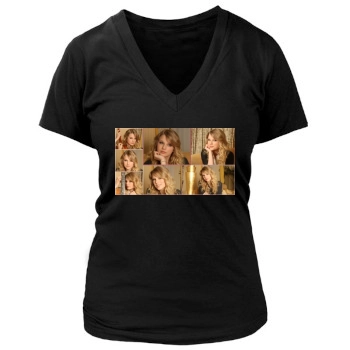 Taylor Swift Women's Deep V-Neck TShirt