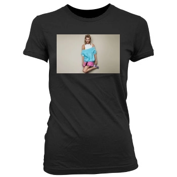 Taylor Swift Women's Junior Cut Crewneck T-Shirt