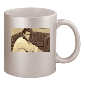 Taylor Swift 11oz Metallic Silver Mug