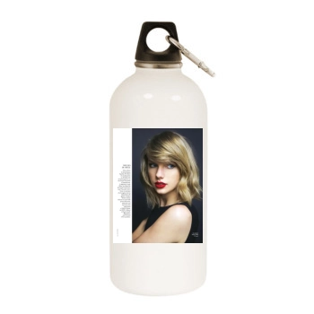 Taylor Swift White Water Bottle With Carabiner