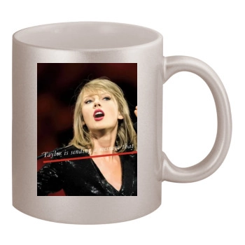 Taylor Swift 11oz Metallic Silver Mug