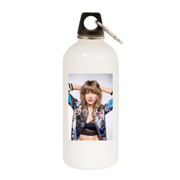 Taylor Swift White Water Bottle With Carabiner