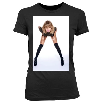 Taylor Swift Women's Junior Cut Crewneck T-Shirt