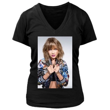 Taylor Swift Women's Deep V-Neck TShirt