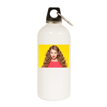 Taylor Swift White Water Bottle With Carabiner