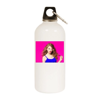 Taylor Swift White Water Bottle With Carabiner