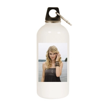 Taylor Swift White Water Bottle With Carabiner