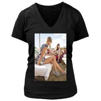 Taylor Swift Women's Deep V-Neck TShirt