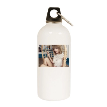 Taylor Swift White Water Bottle With Carabiner