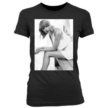 Taylor Swift Women's Junior Cut Crewneck T-Shirt