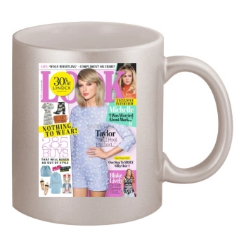 Taylor Swift 11oz Metallic Silver Mug