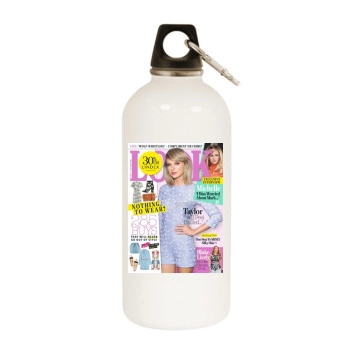 Taylor Swift White Water Bottle With Carabiner