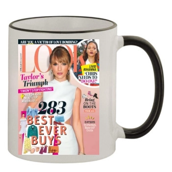 Taylor Swift 11oz Colored Rim & Handle Mug