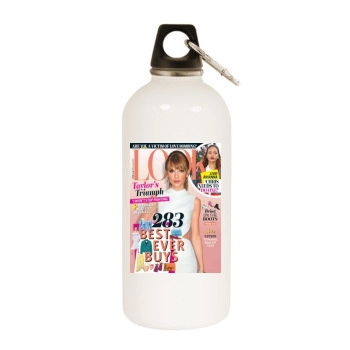 Taylor Swift White Water Bottle With Carabiner