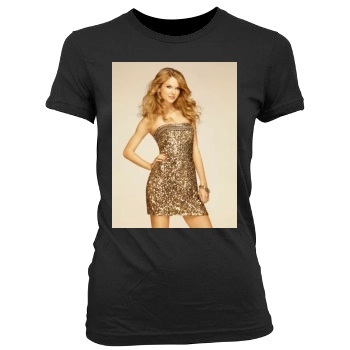 Taylor Swift Women's Junior Cut Crewneck T-Shirt