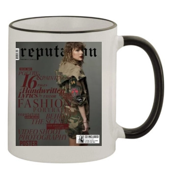 Taylor Swift 11oz Colored Rim & Handle Mug