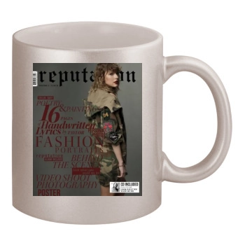 Taylor Swift 11oz Metallic Silver Mug