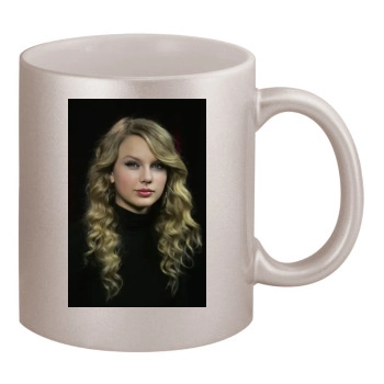 Taylor Swift 11oz Metallic Silver Mug