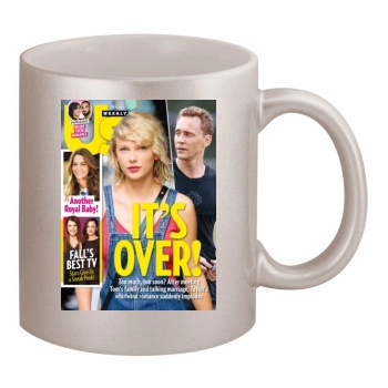 Taylor Swift 11oz Metallic Silver Mug