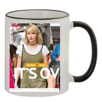 Taylor Swift 11oz Colored Rim & Handle Mug