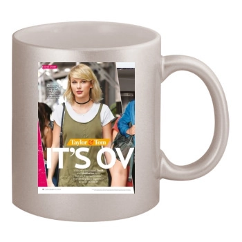 Taylor Swift 11oz Metallic Silver Mug