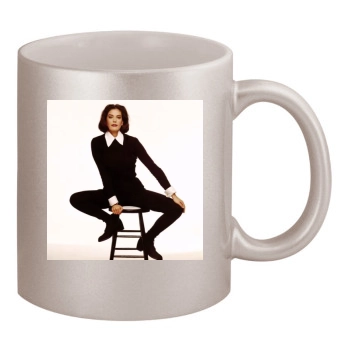 Teri Hatcher 11oz Metallic Silver Mug