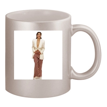 Teri Hatcher 11oz Metallic Silver Mug